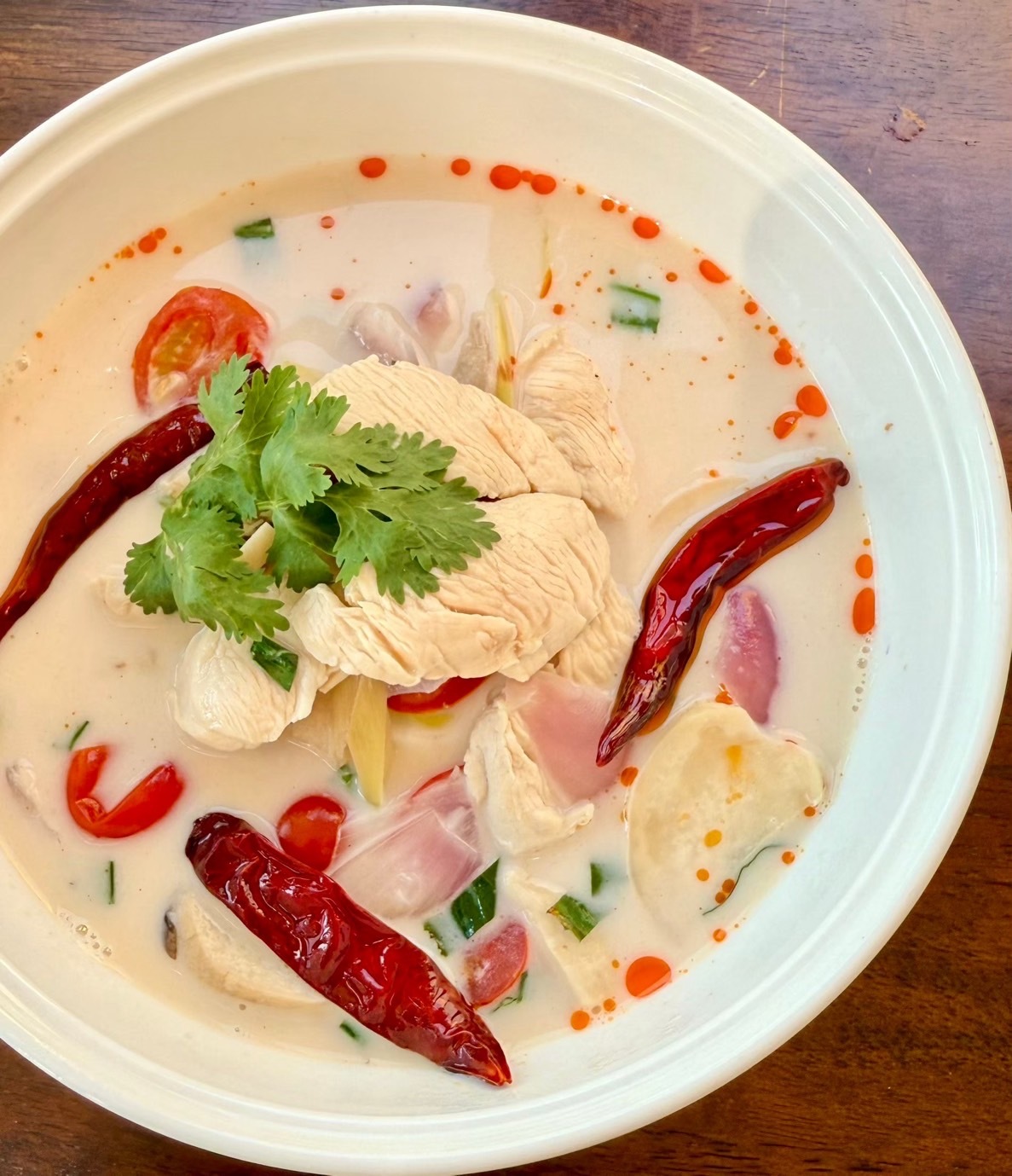 Coconut Chicken Soup (Tom Kha Gai)